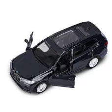 ТМ "Автопанорама" Машинка металлическая 1:44, BMW X7, черный, откр. двери, инерция, в/к 17,5*12,5*6,5 см JB1251256