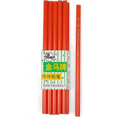 Карандаш цветной по стеклу,ткани,металлу,пластику,резине, красный 3575074