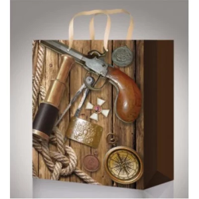 OPTIMA Пакет подарочный с глянцевой ламинацией 22х31х10 см (ML) Набор капитана, 128 г ПП-9192ПП-9192