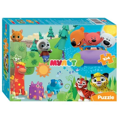 Пазлы 104 "Ми-ми-мишки и др. Мульт" 82215