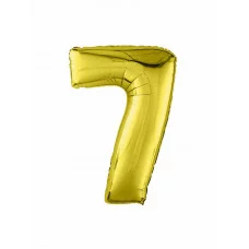 Шар Agura цифра 7 золото (40\'/102см, 1 шт) 753941