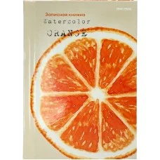 ЗАПИСНАЯ КНИЖКА. А6 64л. ДОЛЬКА АПЕЛЬСИНА 7БЦ,глянц.ламинирование, цвет.мелов.обл. 64-6708