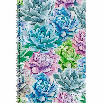 Тетрадь (студ., офис) А4 96л "Succulent"  КанцЭксмо