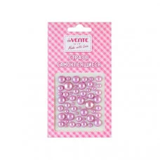 Наклейки в наборе стразы "Жемчужный микс" 54шт сиреневый е/п DEVENTE 8004040 187026