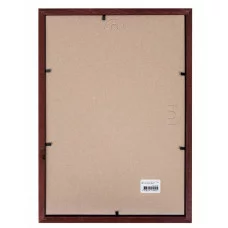 Рамка 21х30 см со стеклом, багет 17 мм дерево, STAFF "Classic", цвет красное дерево, 391364