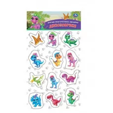 Мягкие многораз наклейки 137х247мм динозаврики Умка 4610136738447