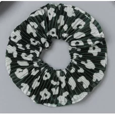 Резинка для волос "Орбита" жатка пятна 12см зелёный 10679862