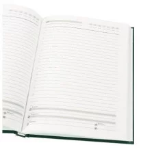 Ежедневник А5, 128 л. (128-4928) ЗЕЛЕНЫЙ бумвинил недатированный 128-4928