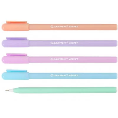 Ручка шар. синяя Velvet DV-15038