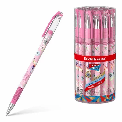 Ручка шариковая ErichKrause ColorTouch Stick Colibri 0.7, цвет чернил синий 56047