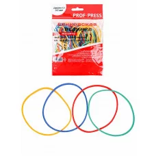 Банковская резинка 60мм цветная (БР-2522) 50г в упаковке,цвет.европодвес БР-2522