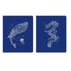 Тетрадь А5 96л "TOTAL BLUE. Dweller" КанцЭксмо ТКФ968789