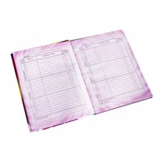 Дневник школьный Alingar 1-11 кл., 48л. 7БЦ , ламинированный картон, поролон,  глиттер, "Colored butterflies" AL7886