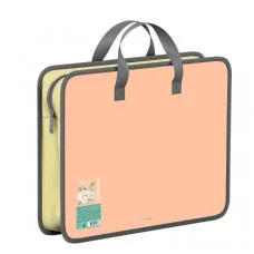 Папка пластиковая для творчества ErichKrause Matt Pastel Bloom , A4+, персиковый 61233