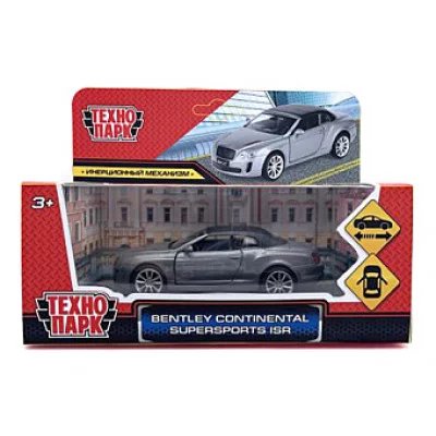 Машина"Технопарк"металл.инерц.Bentley Continental открыв.двери.192937 67307