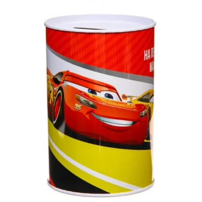 Копилка На первую машину, Тачки 6,5 см х 6,5 см х 12 см 5187371