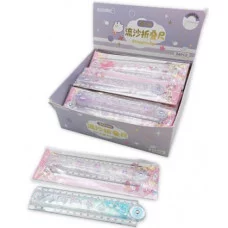 Линейка 30см. пластиковая DE-972 Складная в пакете SV-17829 330782