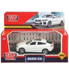 Машина металл BMW X6 длина 10,5 см инерц белый 407296