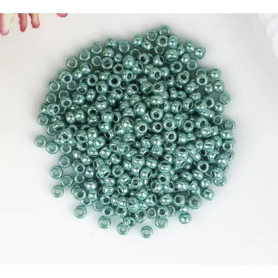 Бисер Чехия "GAMMA" круглый "6" 10/0 5гр (F654 т.зелёный/металлик) 4332490
