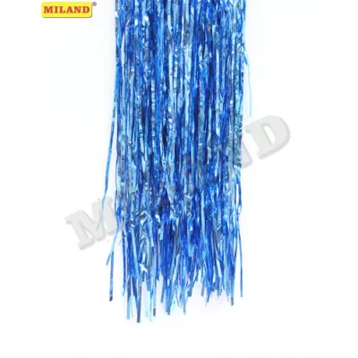 Новогоднее украшение дождик синий "Мерцающие огни" НУ-6497