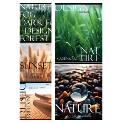 Тетрадь КЛЕТКА 48л. ПРИРОДНАЯ КРАСОТА (48-3907) (обл. - цвет. мелов. второй блок) 48-3907