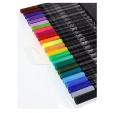 Набор ручек капиллярных 24 цв. MADRID (НР-4745) гексагональный корпус, d=0,4 мм НР-4745