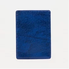 Обложка для проездного, 6,5*0,3*9,5см, иск. кожа, синий 9262918