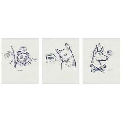 Тетрадь А5 96л "Sketching animals" КанцЭксмо Т2Л967066