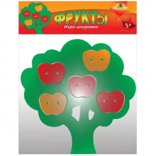 Игра-шнуровка "АппликА" ФРУКТЫ Яблоки