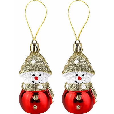 Набор ёлочных подвесок "Снеговички" 4*4*7.5см 2 шт НУ-2604