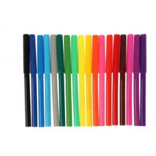 Фломастеры 18цв "Fast Or Last" смываемые вент колп карт упак  DEVENTE 5082532 232419