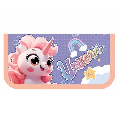 Пенал 2 отделения 190*105 ламин "Веселый единорог" ПЧЕЛКА ПО-901 066771