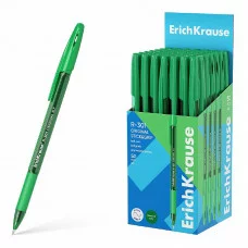 Ручка шариковая ErichKrause R-301 Stick&Grip Original 1.0, цвет чернил зеленый 60975