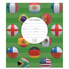 Тетрадь 12л линейка мелов "The Champions" ERICH KRAUSE 45067 022318