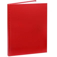 Ежедневник А6, 96л. КРАСНЫЙ (96БВ-3004) бумвинил, недатир. 96БВ-3004