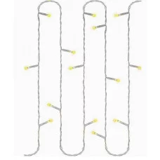 MILED Гирлянда метражная. 10 м 100 ламп тёплый белый свет 8 режимов НУ-9790