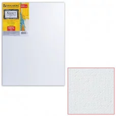 Холст грунтованный на подрамнике BRAUBERG, 30х40см, 100% лен, среднее зерно, 190639