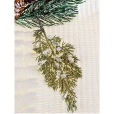 Новогоднее подвесное украшение Веточка, золотая НУ-5140