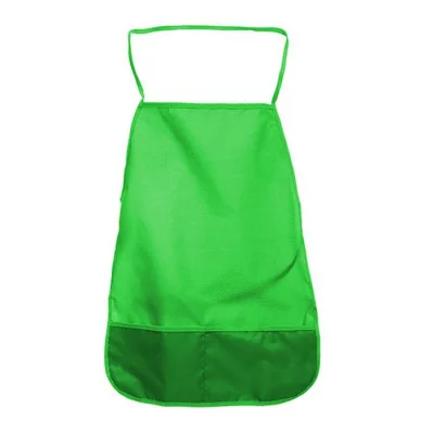 Фартук д/труда однотонный 49х39 см ткань зелен. 3+ 158802