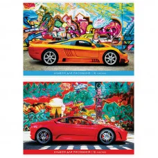 Альбом для рисования 16л А4 на скрепке ArtSpace Техника Street style 280703