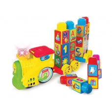 Музыкальный поезд Буковка, желтый 2587С