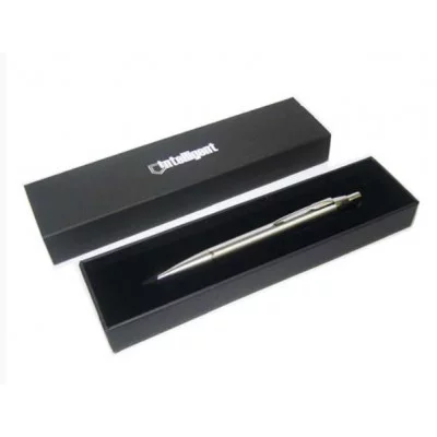 Ручка в футляре BV-180 INTELLIGENT (син) 1.0мм Серебряный матовый корпус с серебром 309385