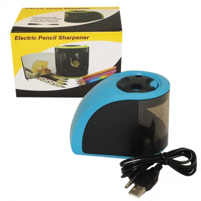 Точилка электро-механическая 9067 на 2 каранд: 6-8мм/9-12мм,питание: USB/батарей 250531