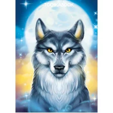 ТОЧКАБУК 162х222 с холодным тиснением. ВОЛК 462-0-129-78382-8