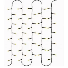 Гирлянда метражная 12 м 120 ламп тёплый белый свет 8 режимов НУ-9742