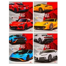 Тетрадь КЛЕТКА 96л. КОРОЛИ СКОРОСТИ (96-7910) (обл. - мелов.картон) 96-7910