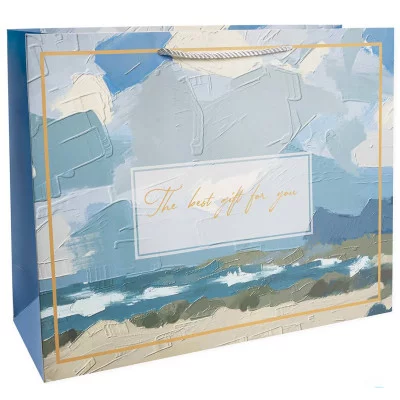 Пакет подарочный, Морской пейзаж, Дизайн №1, 45*63*28 см, 1 шт. 503798