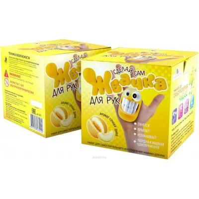 Набор Юный Химик Жвачка для рук Сочная дыня 22499