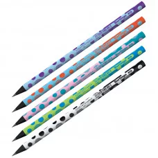 Карандаш ч/г Berlingo "Dots" HB, круглый, черное дерево, заточен 299343