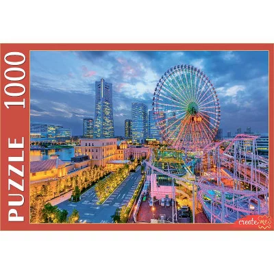 ПАЗЛЫ 1000 элементов. ШТП1000-4298 ЯПОНИЯ. ВЕЧЕРНЯЯ ЙОКОГАМА